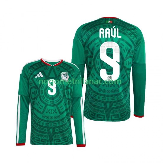 Dres Meksiko Raul Jimenez 9 Domaći World Cup 2026 Dugim Rukavima - Muški
