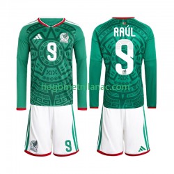 Dres Meksiko Raul Jimenez 9 Domaći World Cup 2026 Dugim Rukavima - Dječji