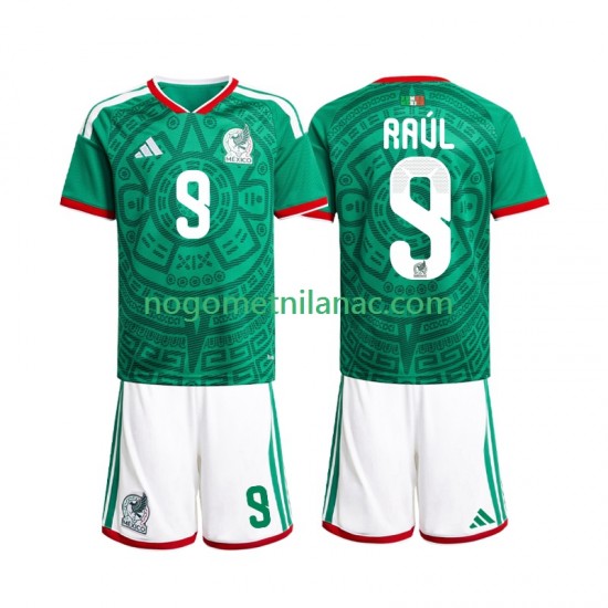 Dres Meksiko Raul Jimenez 9 Domaći World Cup 2026 Kratkih Rukava - Dječji