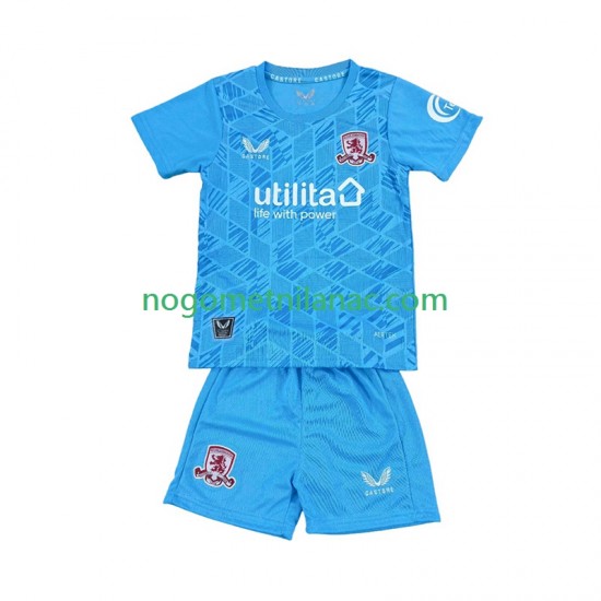 Golmanski Dres - Dres Middlesbrough Domaći 2025-2026 Kratkih Rukava - Dječji