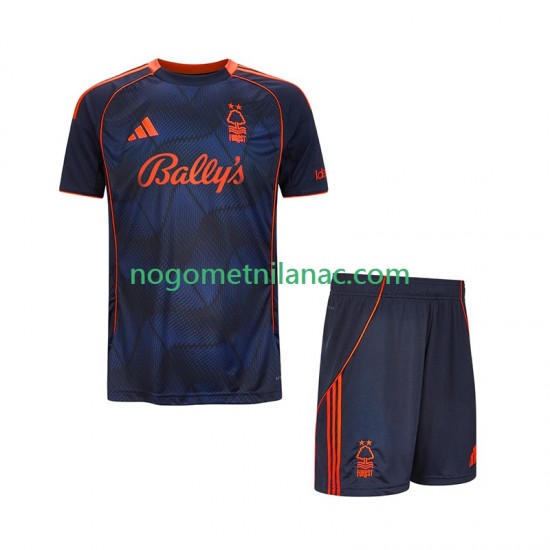 Dres Nottingham Forest Treći 2025-2026 Kratkih Rukava - Dječji