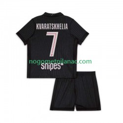 Dres Paris Saint-Germain Khvicha Kvaratskhelia 7 Četvrti 2025-2026 Kratkih Rukava - Dječji