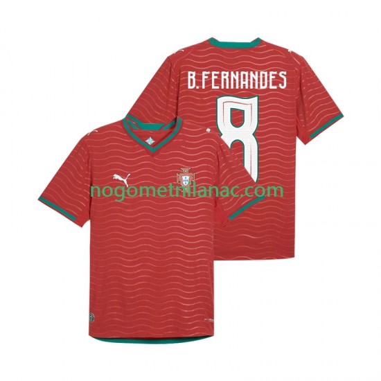 Dres Portugal Bruno Fernandes 8 Domaći World Cup 2026 Kratkih Rukava - Muški