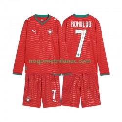 Dres Portugal Cristiano Ronaldo 7 Domaći World Cup 2026 Dugim Rukavima - Dječji