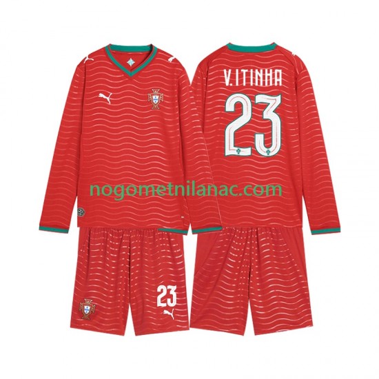 Dres Portugal Vitinha 23 Domaći World Cup 2026 Dugim Rukavima - Dječji