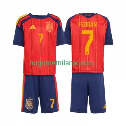 Dres Španjolska Ferran Torres 7 Domaći World Cup 2026 Kratkih Rukava - Dječji Dres Španjolska Ferran Torres 7 Domaći World Cup 2026 Kratkih Rukava - Dječji