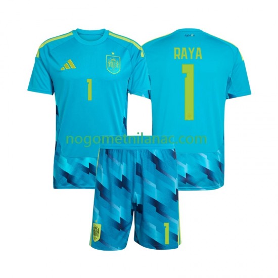 Golmanski Dres - Dres Španjolska David Raya 1 Domaći World Cup 2026 Kratkih Rukava - Dječji