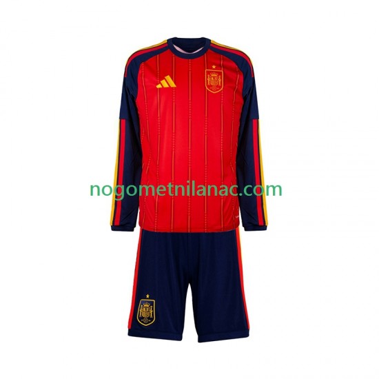 Dres Španjolska Domaći World Cup 2026 Dugim Rukavima - Dječji