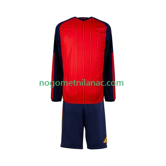 Dres Španjolska Domaći World Cup 2026 Dugim Rukavima - Dječji
