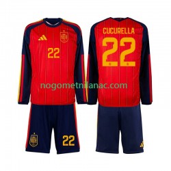Dres Španjolska Marc Cucurella 22 Domaći World Cup 2026 Dugim Rukavima - Dječji Dres Španjolska Marc Cucurella 22 Domaći World Cup 2026 Dugim Rukavima - Dječji