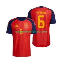 Dres Španjolska Mikel Merino 6 Domaći World Cup 2026 Kratkih Rukava - Muški Dres Španjolska Mikel Merino 6 Domaći World Cup 2026 Kratkih Rukava - Muški
