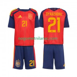 Dres Španjolska Mikel Oyarzabal 21 Domaći World Cup 2026 Kratkih Rukava - Dječji Dres Španjolska Mikel Oyarzabal 21 Domaći World Cup 2026 Kratkih Rukava - Dječji