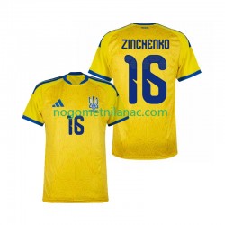 Dres Ukrajina Oleksandr Zinchenko 16 Domaći World Cup 2026 Kratkih Rukava - Muški