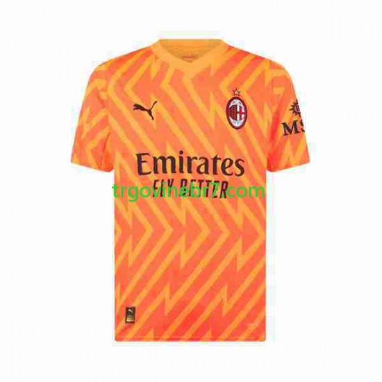 Golmanski Dres - Dres AC Milan Gostujući 2023-2024 Kratkih Rukava - Muški