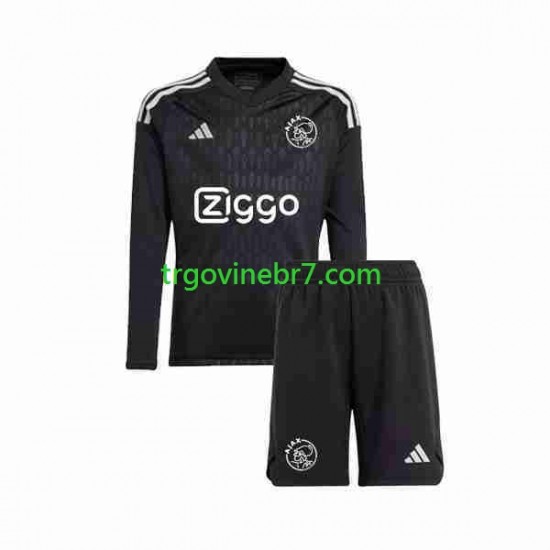Golmanski Dres - Dres AFC Ajax Treći 2023-2024 Dugim Rukavima - Dječji