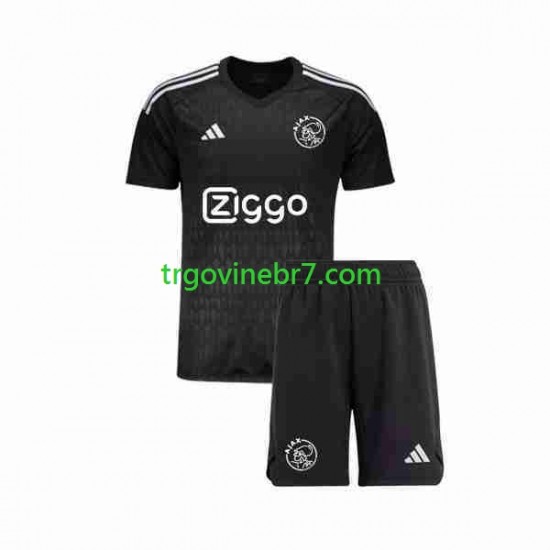 Golmanski Dres - Dres AFC Ajax Treći 2023-2024 Kratkih Rukava - Dječji