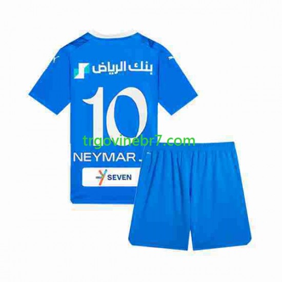 Dres Al Hilal Neymar JR 10 Domaći 2023-2024 Kratkih Rukava - Dječji