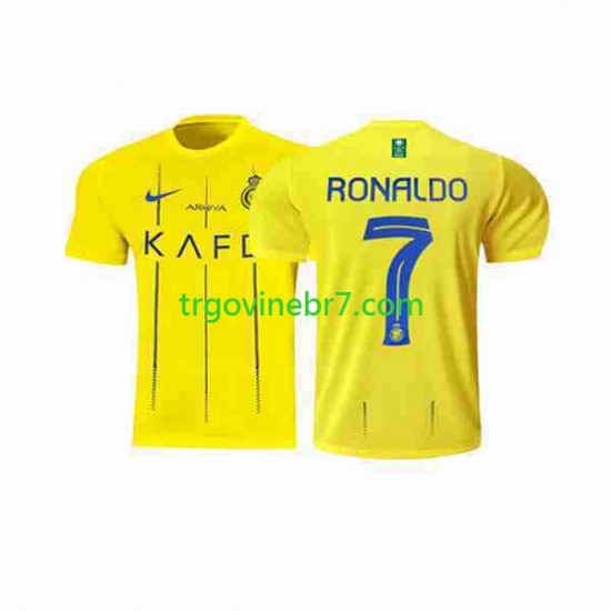 Dres Al-Nassr Ronaldo 7 Domaći 2023-2024 Kratkih Rukava - Muški