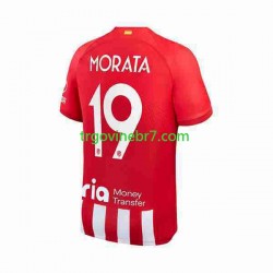 Dres Atlético Madrid 2 Alvaro Morata 19 Domaći 2023-2024 Kratkih Rukava - Muški Dres Atlético Madrid 2 Alvaro Morata 19 Domaći 2023-2024 Kratkih Rukava - Muški
