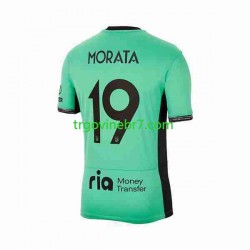 Dres Atlético Madrid 2 Alvaro Morata 19 Treći 2023-2024 Kratkih Rukava - Muški Dres Atlético Madrid 2 Alvaro Morata 19 Treći 2023-2024 Kratkih Rukava - Muški