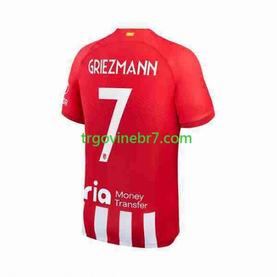 Dres Atlético Madrid 2 Antoine Griezmann 7 Domaći 2023-2024 Kratkih Rukava - Muški