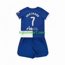 Dres Atlético Madrid 2 Antoine Griezmann 7 Gostujući 2023-2024 Kratkih Rukava - Dječji Dres Atlético Madrid 2 Antoine Griezmann 7 Gostujući 2023-2024 Kratkih Rukava - Dječji