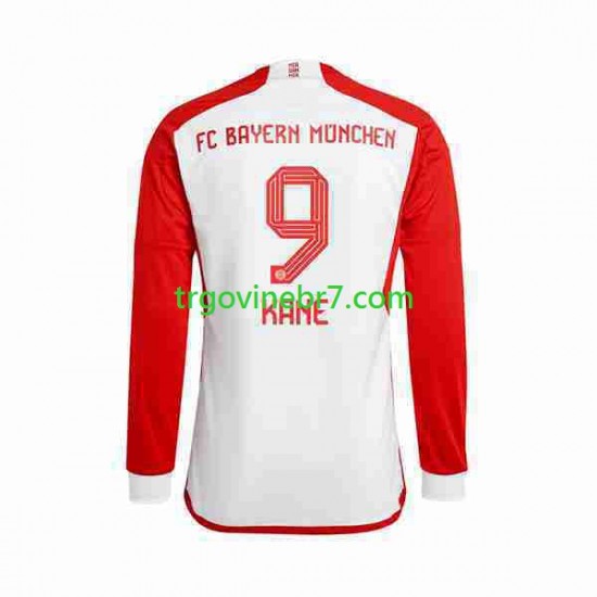 Dres FC Bayern München Harry Kane 9 Domaći 2023-2024 Dugim Rukavima - Muški