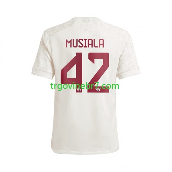 Dres FC Bayern München Jamal Musiala 42 Treći 2023-2024 Kratkih Rukava - Muški