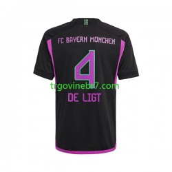 Dres FC Bayern München Matthijs de Ligt 4 Gostujući 2023-2024 Kratkih Rukava - Muški