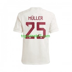 Dres FC Bayern München Thomas Muller 25 Treći 2023-2024 Kratkih Rukava - Muški