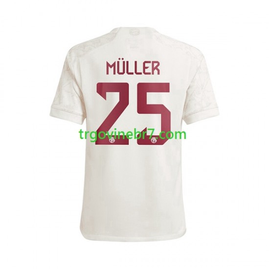 Dres FC Bayern München Thomas Muller 25 Treći 2023-2024 Kratkih Rukava - Muški