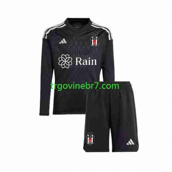 Golmanski Dres - Dres Besiktas Domaći 2023-2024 Dugim Rukavima - Dječji