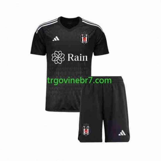 Golmanski Dres - Dres Besiktas Domaći 2023-2024 Kratkih Rukava - Dječji