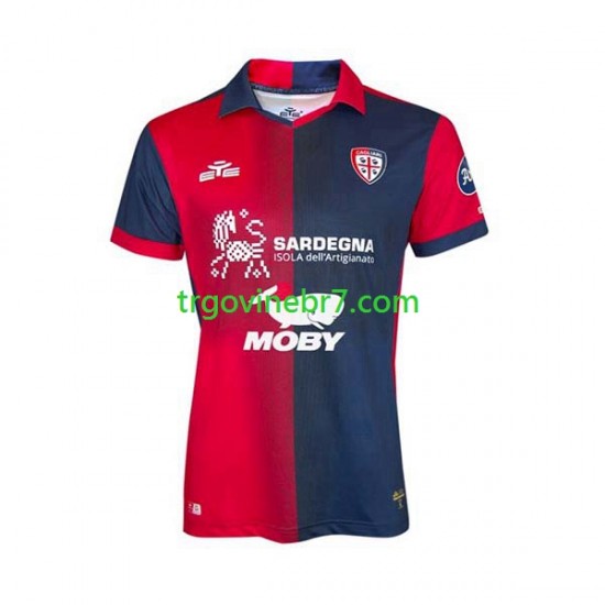 Dres Cagliari Domaći 2023-2024 Kratkih Rukava - Muški