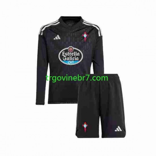Golmanski Dres - Dres Celta de Vigo Gostujući 2023-2024 Dugim Rukavima - Dječji