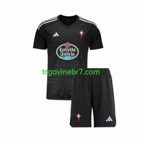 Golmanski Dres - Dres Celta de Vigo Gostujući 2023-2024 Kratkih Rukava - Dječji