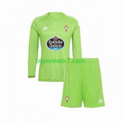 Golmanski Dres - Dres Celta de Vigo Domaći 2023-2024 Dugim Rukavima - Dječji Golmanski Dres - Dres Celta de Vigo Domaći 2023-2024 Dugim Rukavima - Dječji