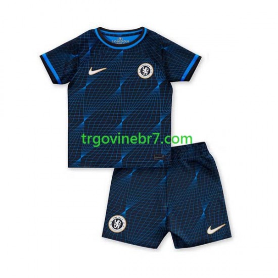 Dres Chelsea Gostujući 2023-2024 Kratkih Rukava - Dječji