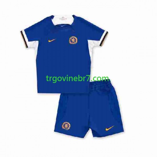 Dres Chelsea Domaći 2023-2024 Kratkih Rukava - Dječji