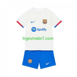 Dres FC Barcelona Gostujući 2023-2024 Kratkih Rukava - Dječji Dres FC Barcelona Gostujući 2023-2024 Kratkih Rukava - Dječji
