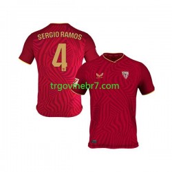 Dres Sevilla FC Sergio Ramos 4 Gostujući 2023-2024 Kratkih Rukava - Muški