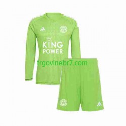 Golmanski Dres - Dres Leicester City Gostujući 2023-2024 Dugim Rukavima - Dječji Golmanski Dres - Dres Leicester City Gostujući 2023-2024 Dugim Rukavima - Dječji