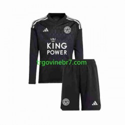 Golmanski Dres - Dres Leicester City Treći 2023-2024 Dugim Rukavima - Dječji Golmanski Dres - Dres Leicester City Treći 2023-2024 Dugim Rukavima - Dječji