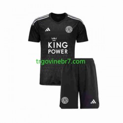 Golmanski Dres - Dres Leicester City Treći 2023-2024 Kratkih Rukava - Dječji