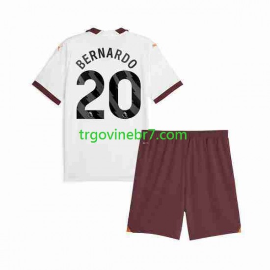 Dres Manchester City Bernardo Silva 20 Gostujući 2023-2024 Kratkih Rukava - Dječji