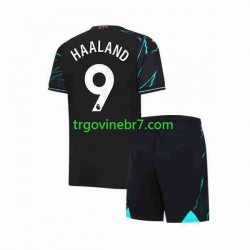 Dres Manchester City Erling Haaland 9 Treći 2023-2024 Kratkih Rukava - Dječji Dres Manchester City Erling Haaland 9 Treći 2023-2024 Kratkih Rukava - Dječji