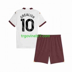 Dres Manchester City Jack Grealish 10 Gostujući 2023-2024 Kratkih Rukava - Dječji Dres Manchester City Jack Grealish 10 Gostujući 2023-2024 Kratkih Rukava - Dječji