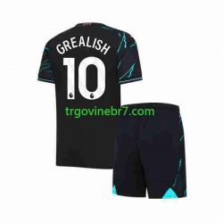 Dres Manchester City Jack Grealish 10 Treći 2023-2024 Kratkih Rukava - Dječji Dres Manchester City Jack Grealish 10 Treći 2023-2024 Kratkih Rukava - Dječji