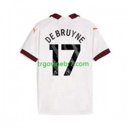 Dres Manchester City Kevin De Bruyne 17 Gostujući 2023-2024 Kratkih Rukava - Muški Dres Manchester City Kevin De Bruyne 17 Gostujući 2023-2024 Kratkih Rukava - Muški