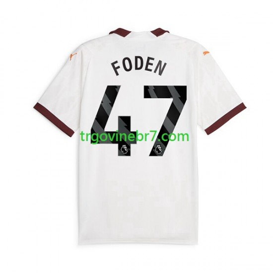 Dres Manchester City Phil Foden 47 Gostujući 2023-2024 Kratkih Rukava - Muški
